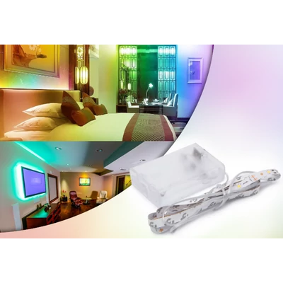 Hajlékony elemes LED szalag, 1 méter (RGB)