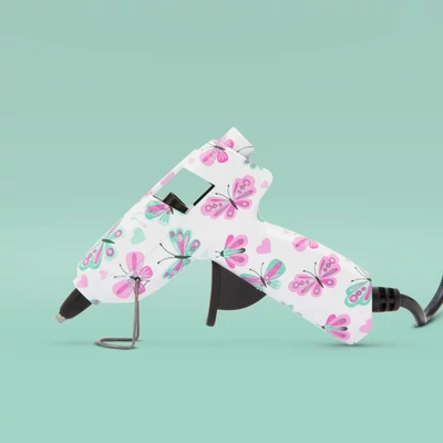 Ragasztópisztoly (7 mm, kicsi, mintás, 220, 240V, 15 W)