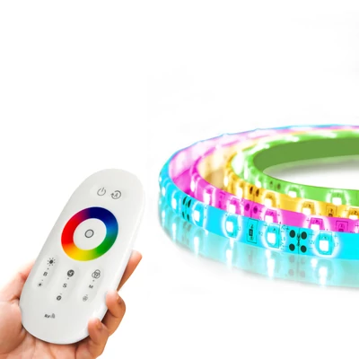 RGB LED szalag - "MagicControl" (5 m, 100+ program, érintős távirányító, IP65)