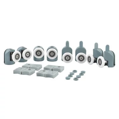 Zuhanykabin görgők 8 db.