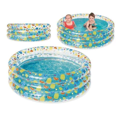 Bestway 51045 Felfújható Trópusi Mintás Gyermekmedence 150x53cm 