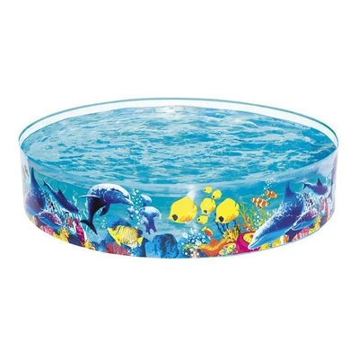 Merevfalú gyerekmedence 183x38cm BESTWAY 55030