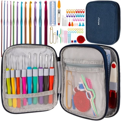 85 részes horgolótű készlet