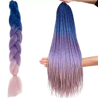 Szintetikus hajfonat ombre