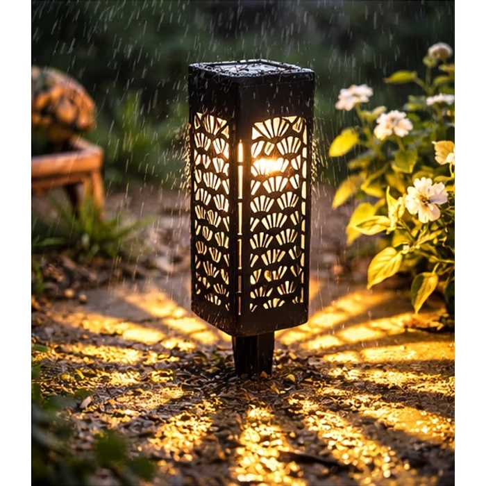 Leszúrható napelemes kerti lámpa szett – 4 db
