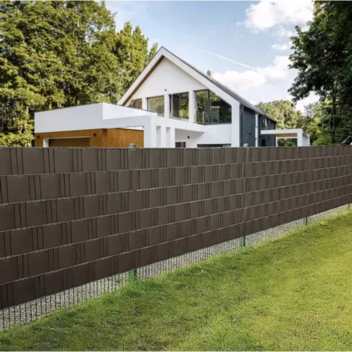 Kerítés szalag 19 cmx35 m barna