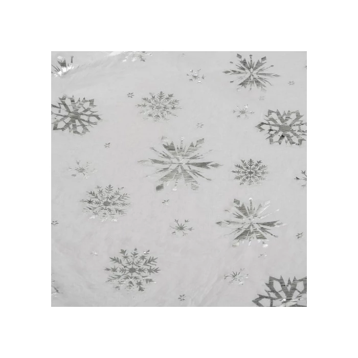 Ruhhy karácsonyfa alátét hópelyhes 90 cm 