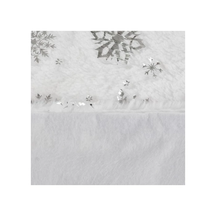 Ruhhy karácsonyfa alátét hópelyhes 90 cm 