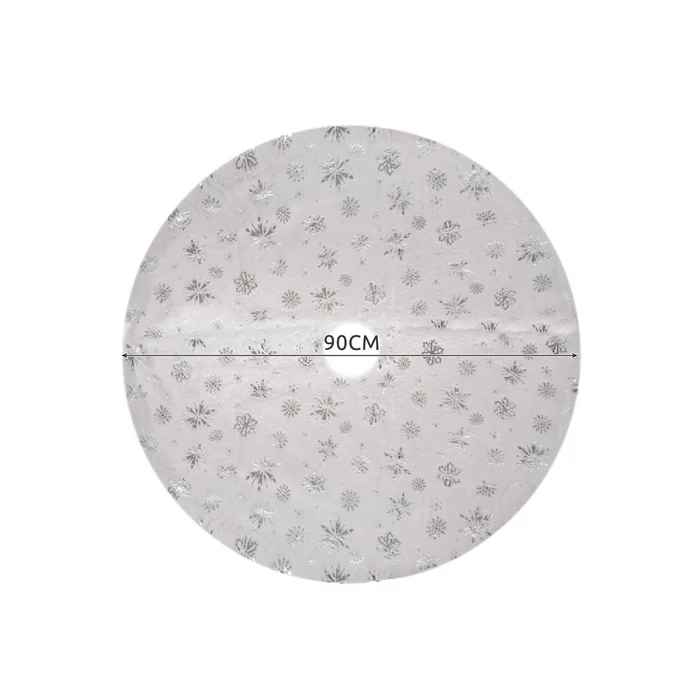 Ruhhy karácsonyfa alátét hópelyhes 90 cm 