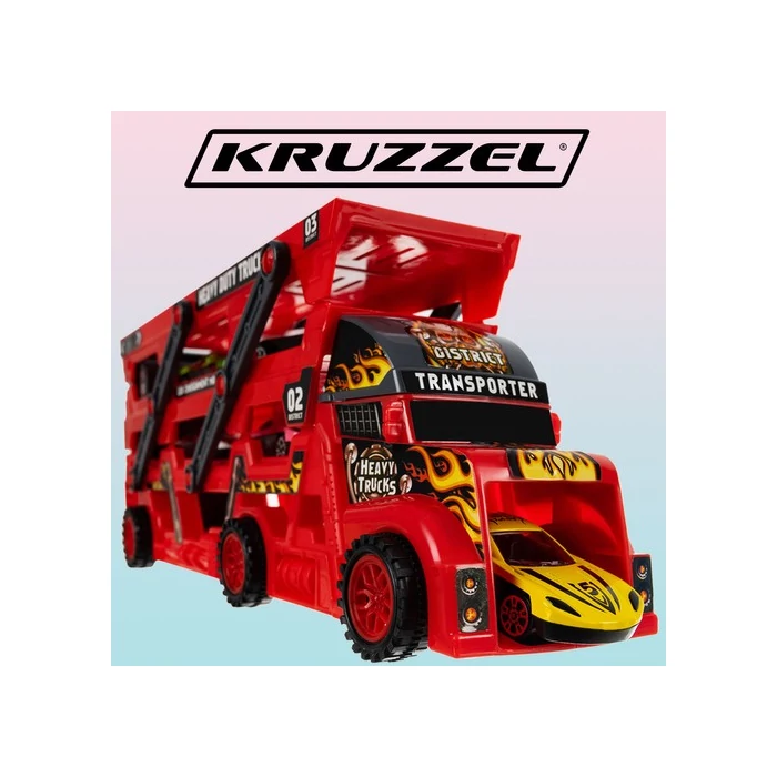 TIR teherautó készlet 6 darab autóval