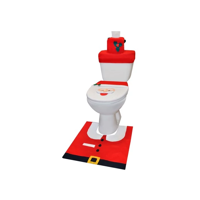 Ruhhy karácsonyi fürdőszoba szőnyeg szett 