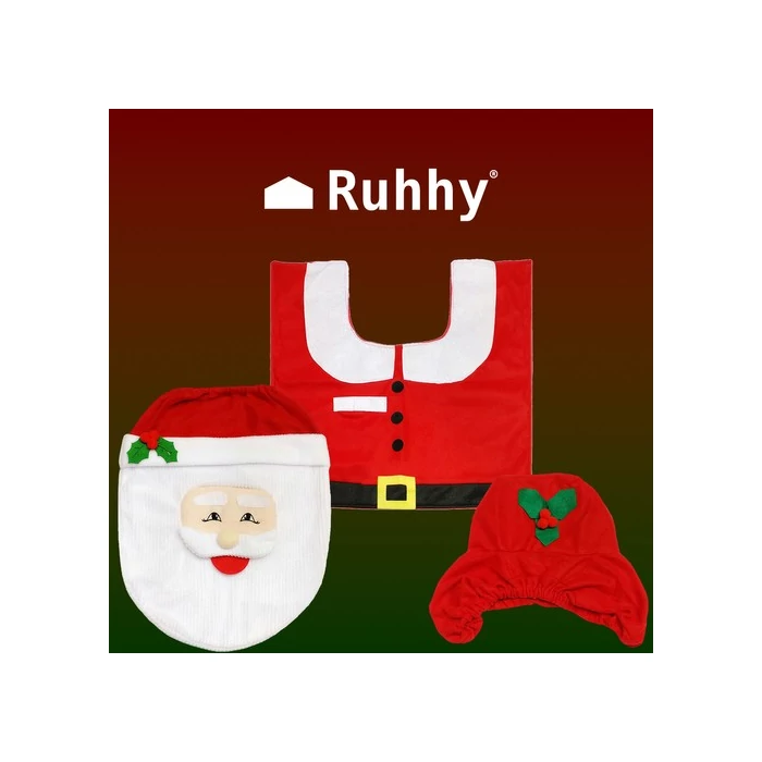 Ruhhy karácsonyi fürdőszoba szőnyeg szett 