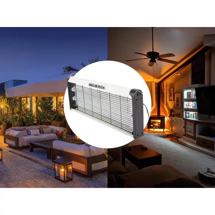 Dupla csöves rovarirtó lámpa 40 w