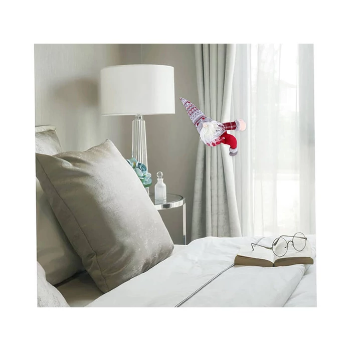 Mágneses függönykötő (karácsonyi manó)