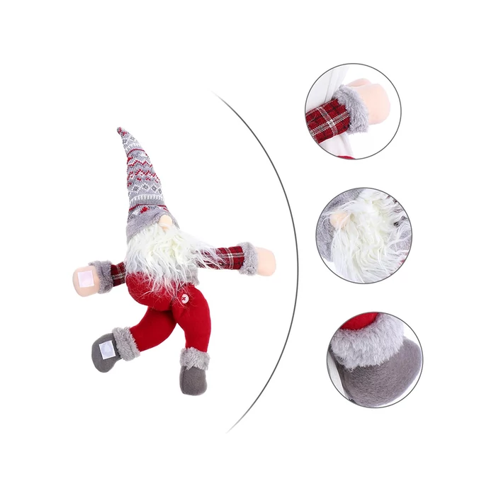 Mágneses függönykötő (karácsonyi manó)