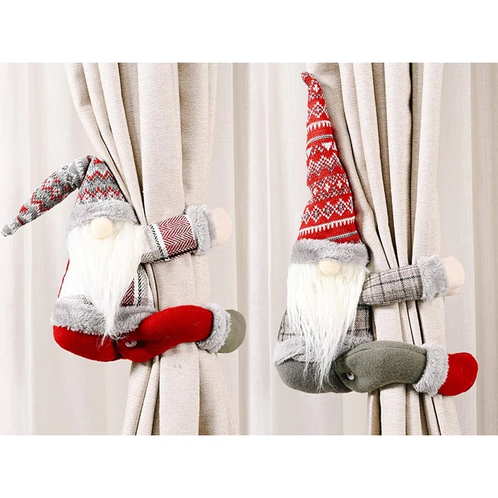 Mágneses függönykötő (karácsonyi manó)