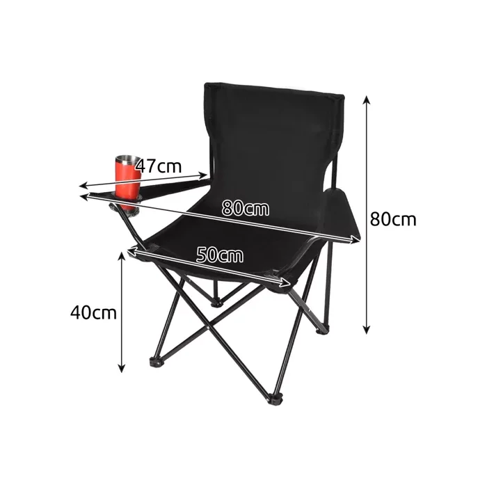 Fekete horgászszék