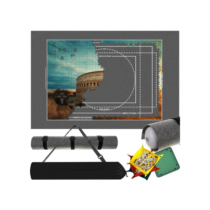Feltekerhető puzzle szőnyeg 115 x 67 cm