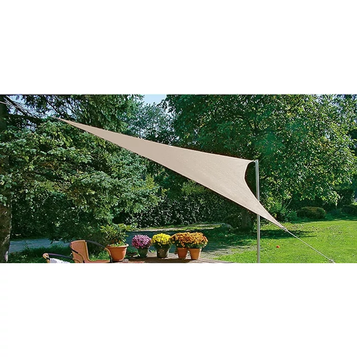 Prémium napvitorla (homok színben, 3,6 x 3,6 x 3,6 méteres)