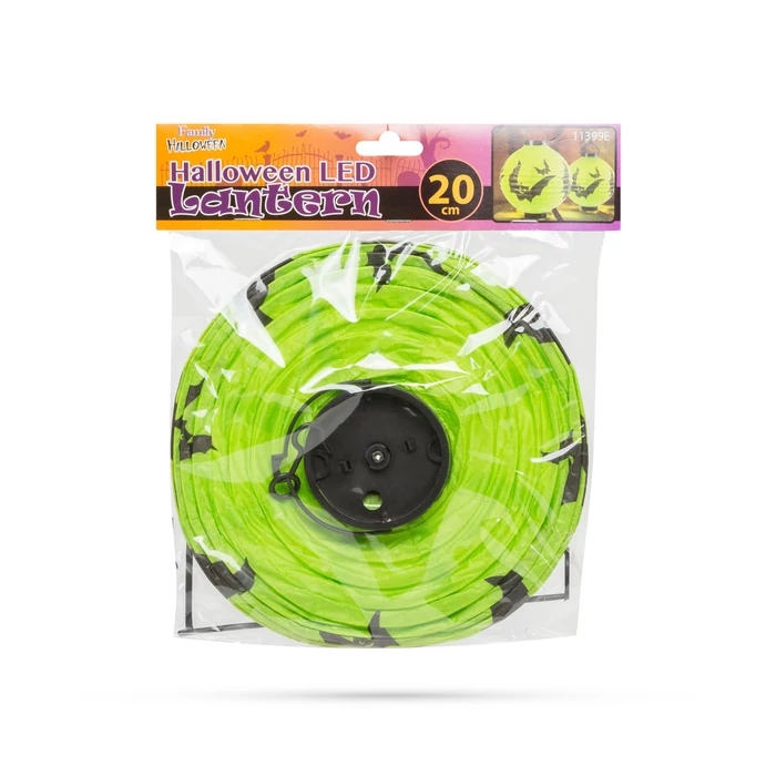 Halloween-i LED-es lampion (1 LED, Denevér)