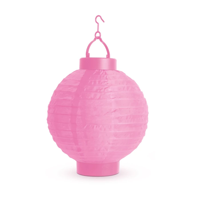 Napelemes lampion (színes, hidegfehér LED, 21 cm)