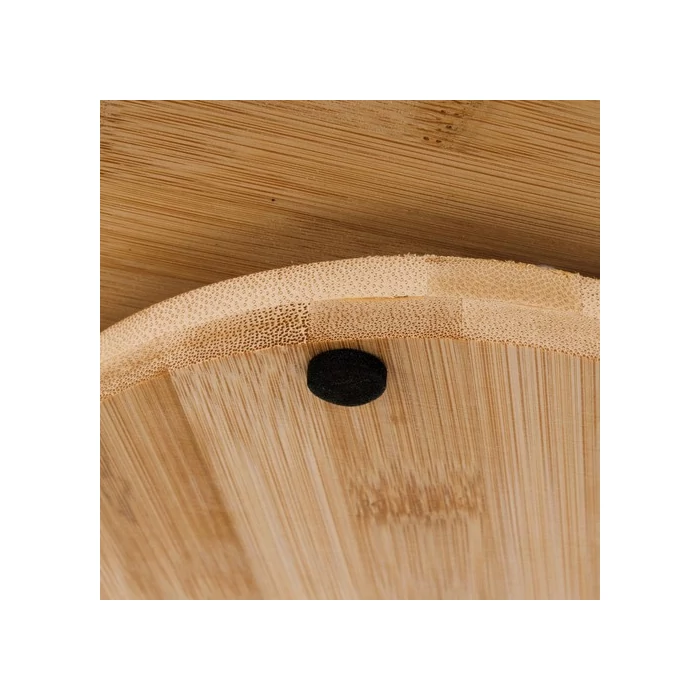 Bambusz forgó kínáló tálca