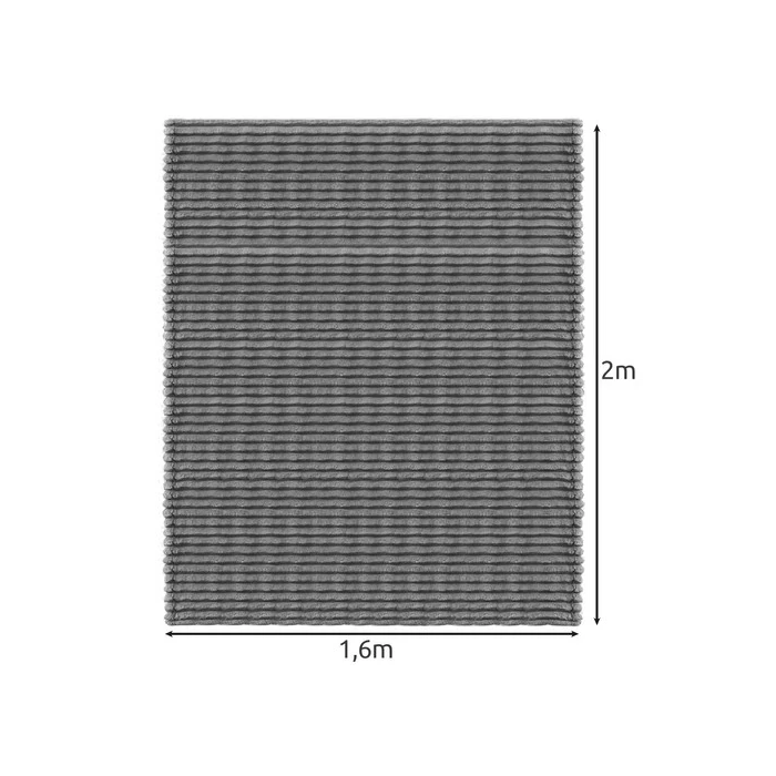 Ruhhy takaró 1,6x2m szürke