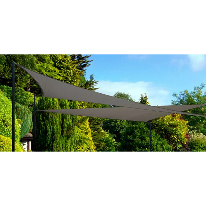Prémium napvitorla (sötétszürke, 3,6 x 3,6 x 3,6 méteres)