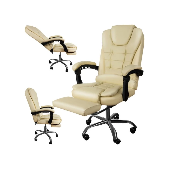 Irodai szék lábtartóval 