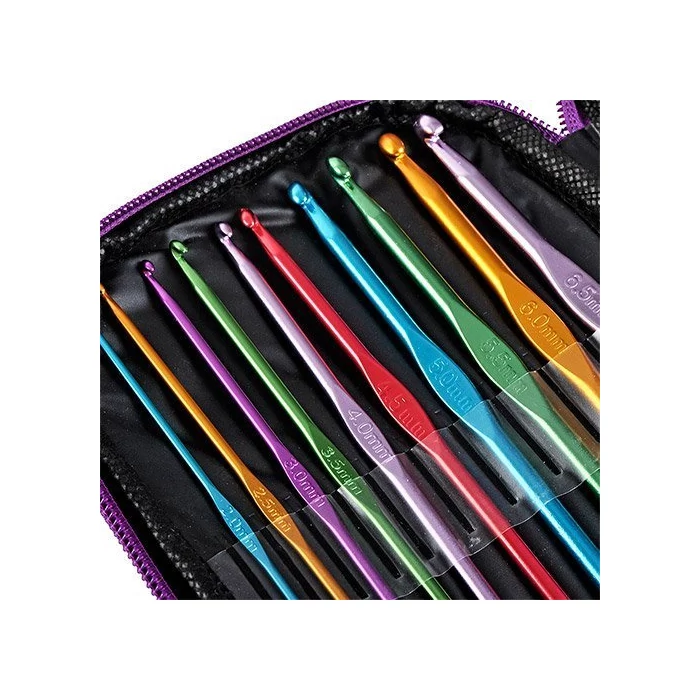 50 darabos horgoló készlet