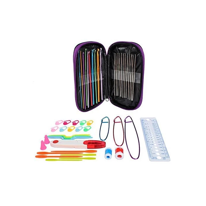 50 darabos horgoló készlet