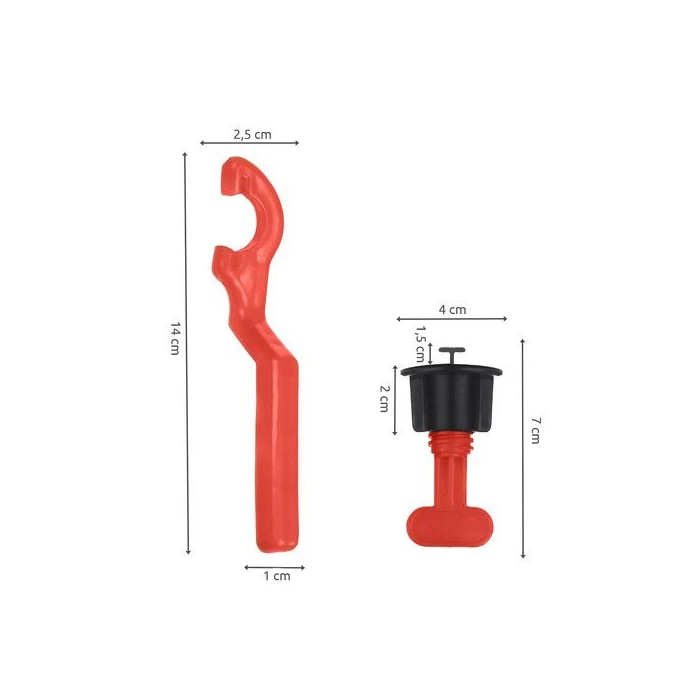 102 darabos csempe szintező készlet