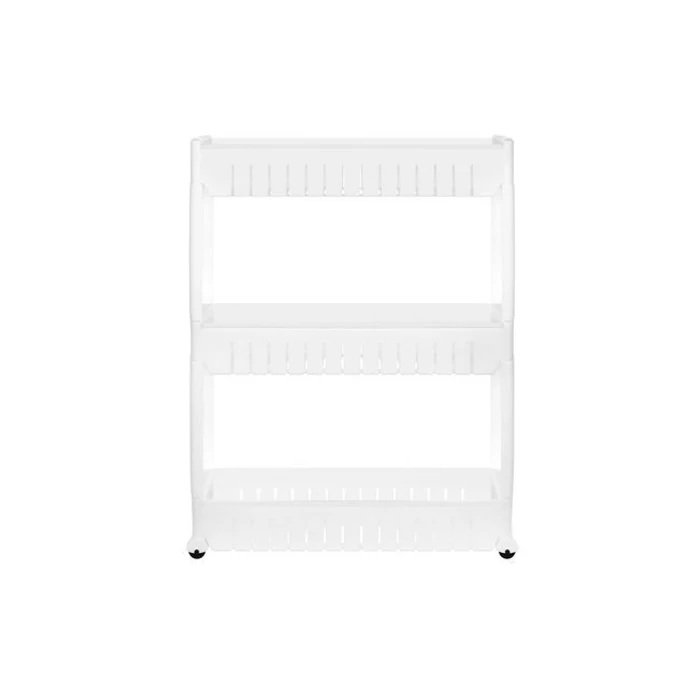 Mobil konyhai polc kerekeken - fehér