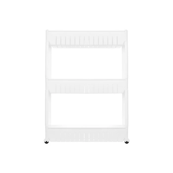 Mobil konyhai polc kerekeken - fehér