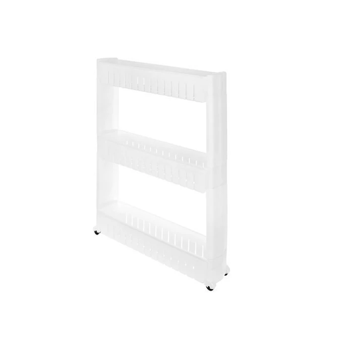 Mobil konyhai polc kerekeken - fehér