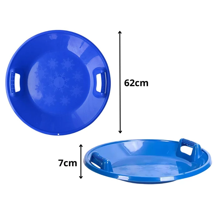 Műanyag hószán, popsicsúszka fogantyúval