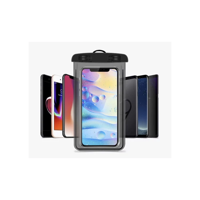 Vízálló telefontok - fekete