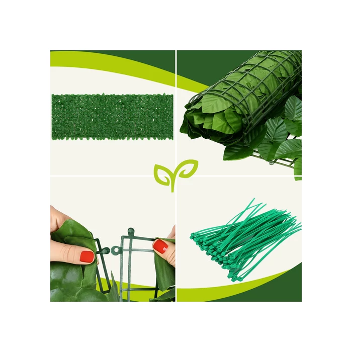 Műsövény erkélyre 5x0,5m