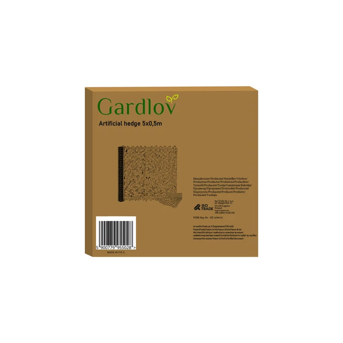 Műsövény erkélyre 5x0,5m