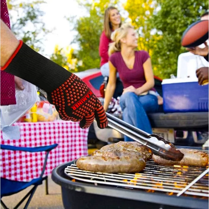 Hőálló grillkesztyű-1 pár