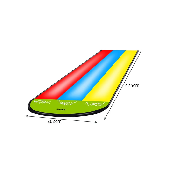 Vízi csúszda szökőkúttal