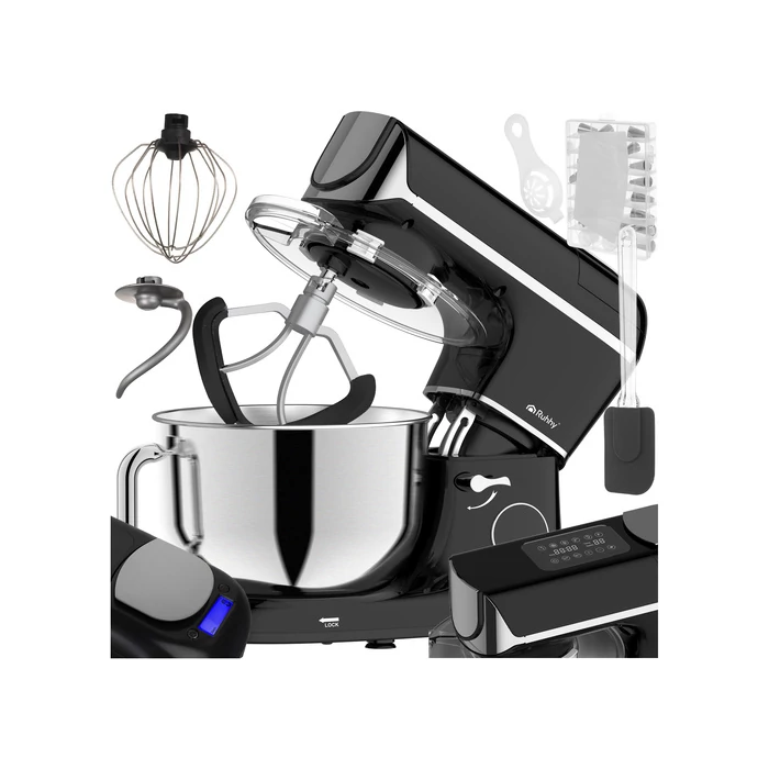 Konyhai robotgép fűtött tállal és mérleggel