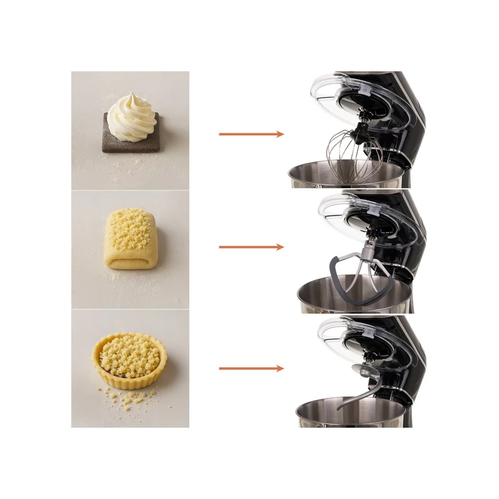 Konyhai robotgép fűtött tállal és mérleggel