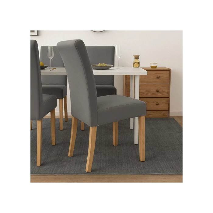 Ruhhy Székhuzat - 6 db sötétszürke 