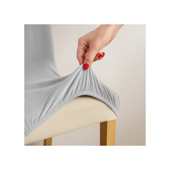 Ruhhy Székhuzat - 6 db világosszürke