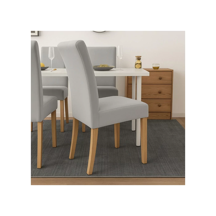 Ruhhy Székhuzat - 6 db világosszürke