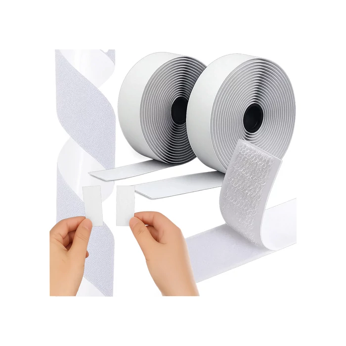 Öntapadó tépőzár szalag 5mx2,5cm fehér