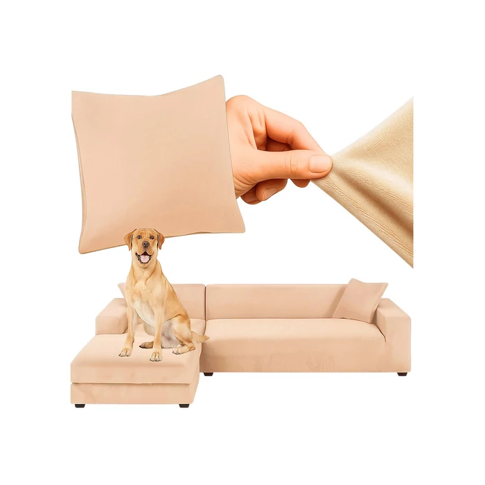 Kanapéhuzat 145-185cm bézs