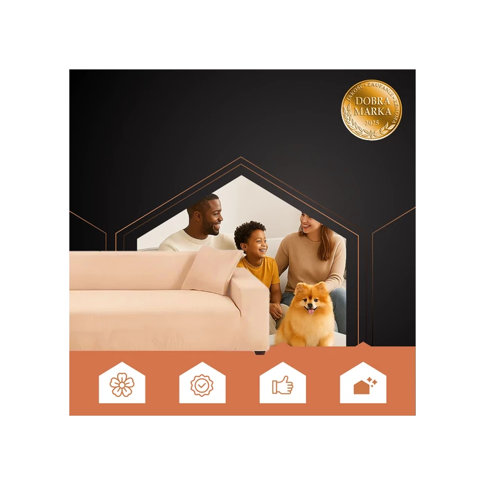 Kanapéhuzat 145-185cm bézs