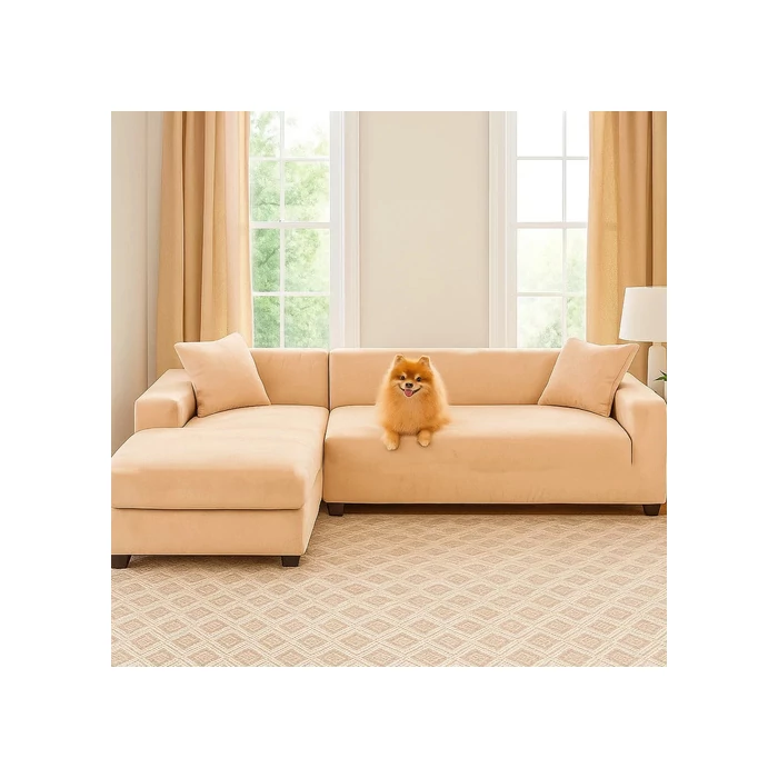 Kanapéhuzat 145-185cm bézs